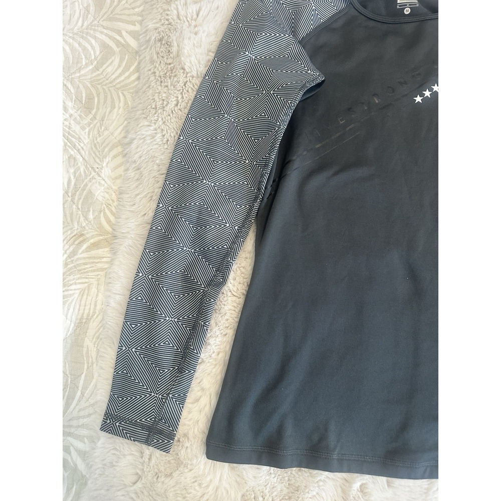 Nike Pro Women's Training Long Sleeve‎ Tee Pullover Thumb Holes Gray M - Picture 3 of 10